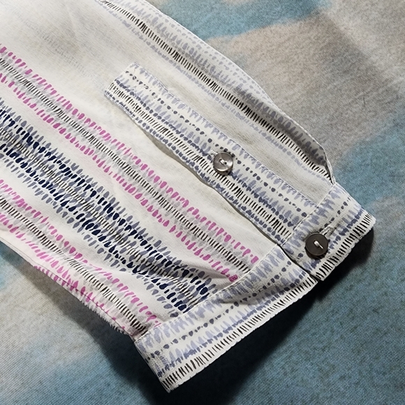 Nic + Zoe Semi Sheer Blouse - Picture 9 of 15